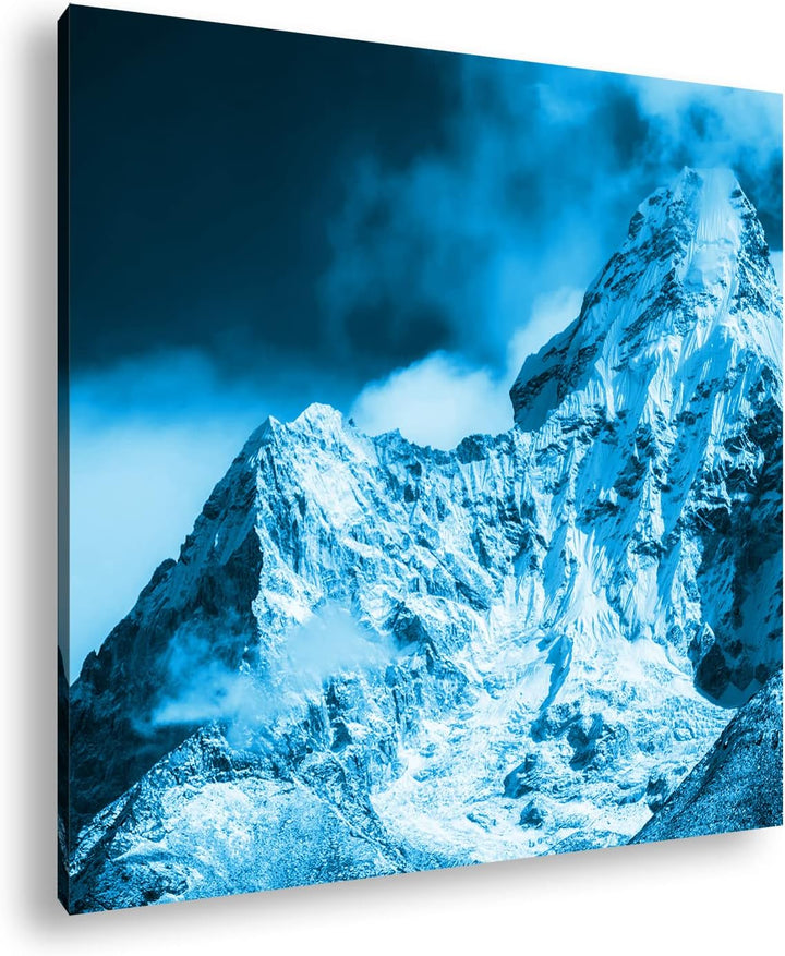 deyoli Himalaya-Gebirge Format: 60x60 Effekt: Zeichnung als Leinwandbild, Motiv auf Echtholzrahmen,