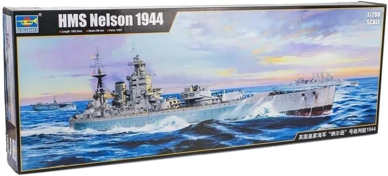 Trumpeter 1/200 HMS Nelson 1944, Mehrfarbig, TRU03708