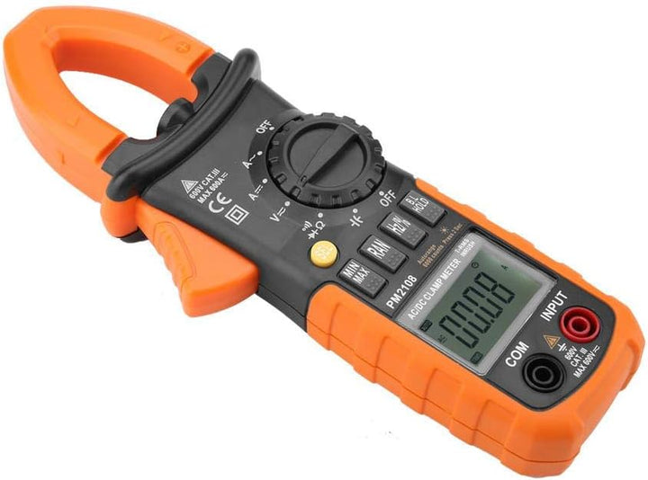 PEAKMETER Digitales Zangenmessgerät Multimeter PM2108 Tragbarer 6600-Zähler Zählstrom/DC-Zangenmessg