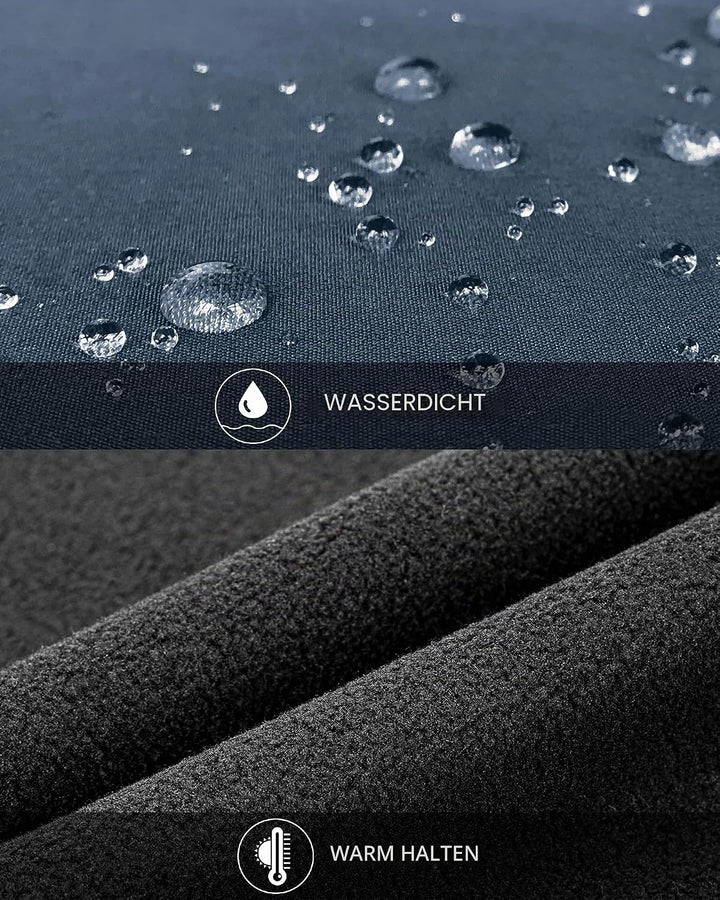 33,000ft Weste Herren Outdoor Wasserdichte Softshell Ärmellose Jacke Bodywarmer Fleece Weste Full Zi