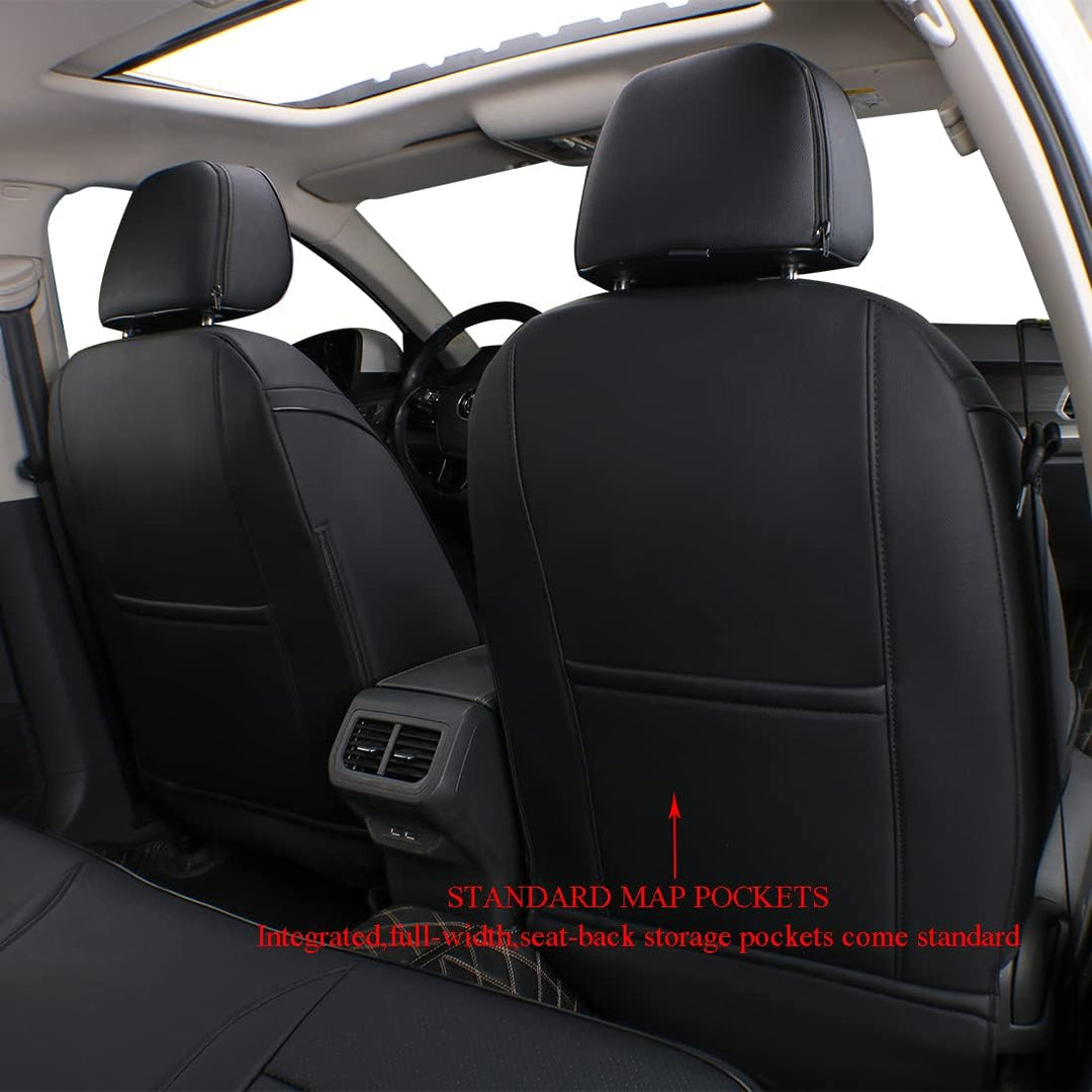 Easeadd Custom Sitzbezüge für Ford Focus MK3 Sitzbezüge 2012 2013 2014 2015 2016 2017 Trend, Titaniu