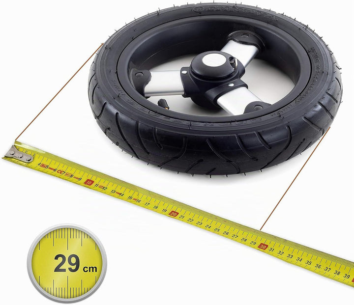 Andersen Ersatzrad-Set für Tura und Royal Einkaufstrolley, Ø 290 mm, luftbereift und kugelgelagert,