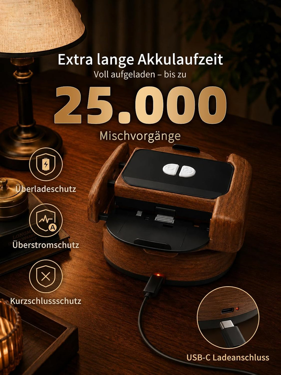 Automatischer Kartenmischer, 2 Laufmodi, Aufladbar mit Langzeit-Batterie, Geräuschlos, für UNO, Poke