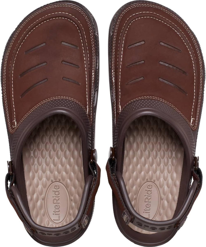 Crocs Men's Yukon Vista LiteRide Clog 41/42 EU Braun, 41/42 EU Braun