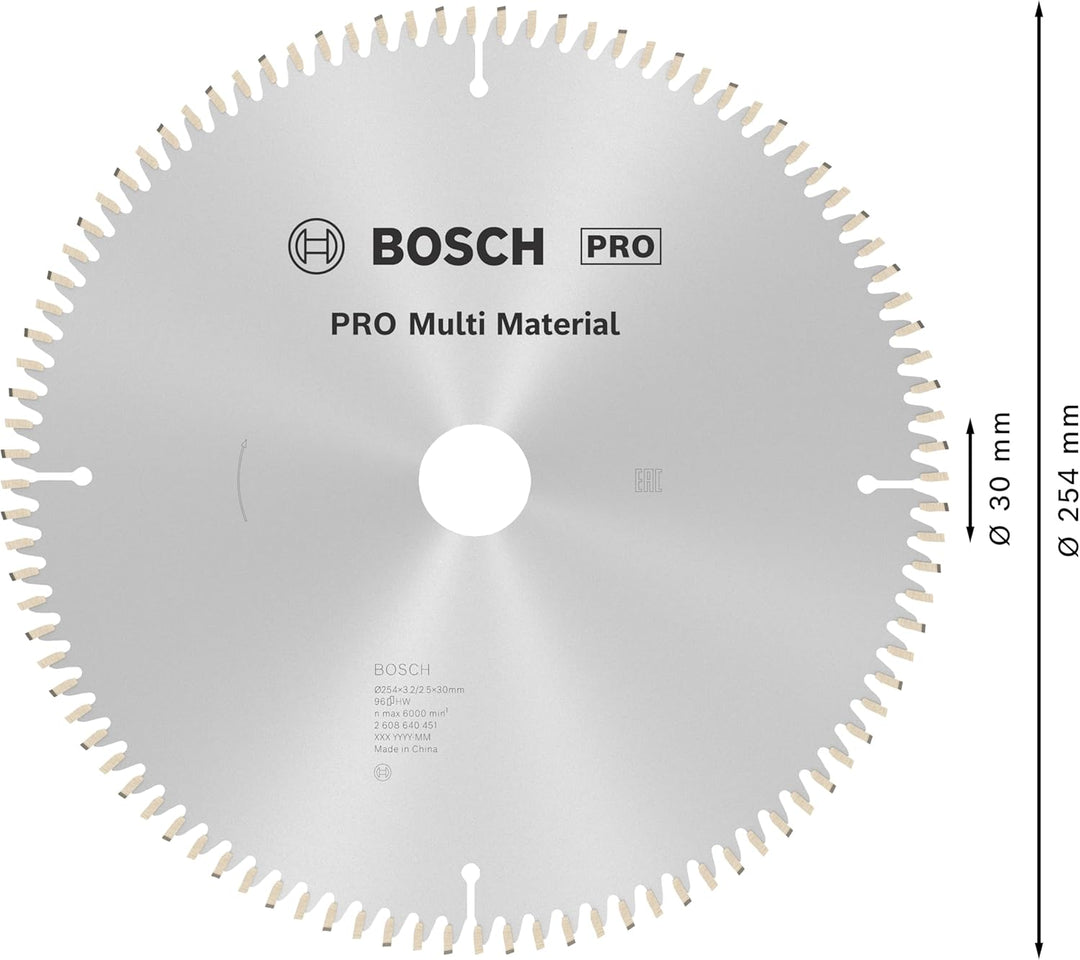 Bosch Accessories Bosch Professional 1x Kreissägeblatt Multi Material (für Multimaterial, Sägeblatt
