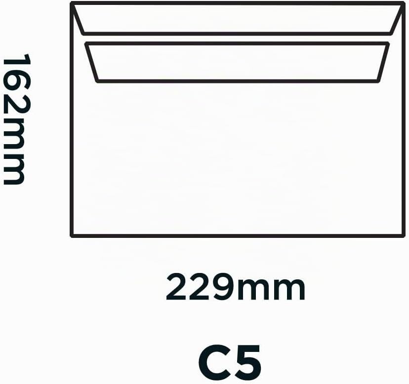 Blake Purely Everyday 1707 Briefumschläge selbstklebend Weiss C5 162 x 229 mm - 90g/m² | 500 Stück C