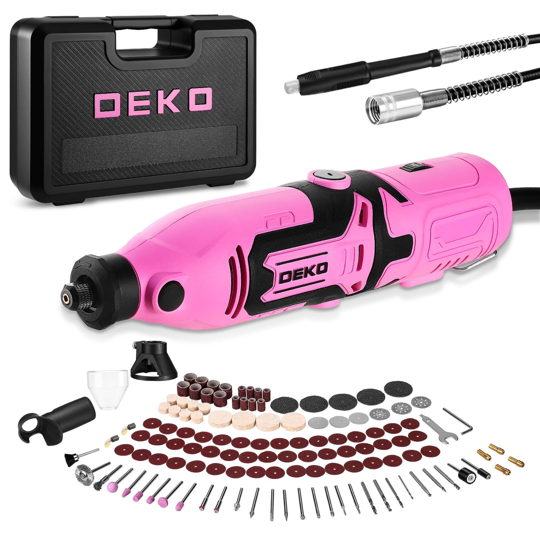 Multifunktionswerkzeug Rotationswerkzeug Gravur Gerät Mini Schleifer: DEKOPRO 170W 127 Zubehör Set V