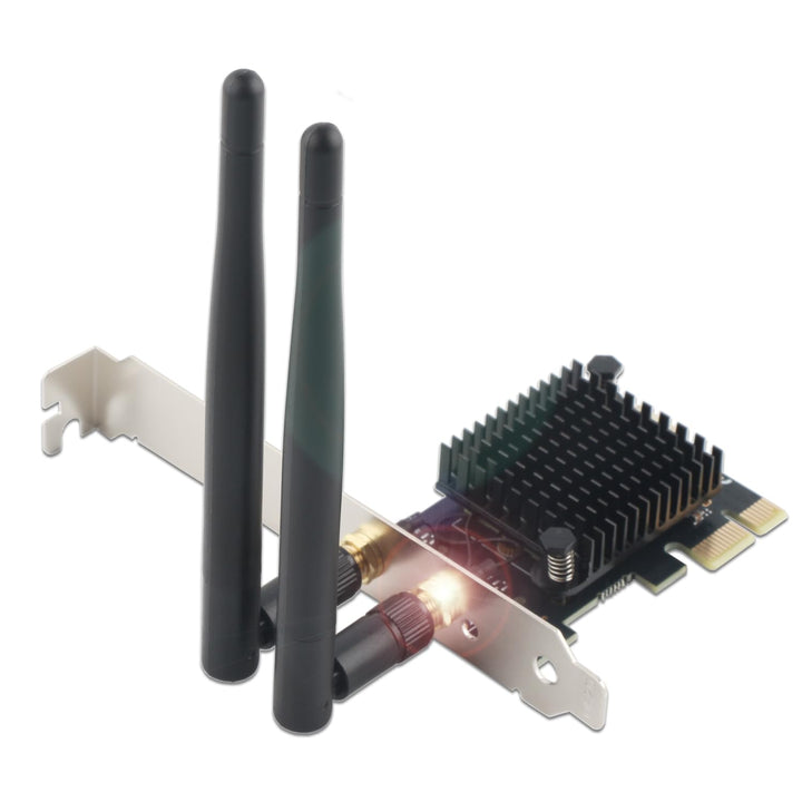 Ziyituod PCIe WiFi Karte für PC, WLAN Wireless-AC 1200Mbps PCI-E Wireless Netzwerkkarte 802.11ac Dua