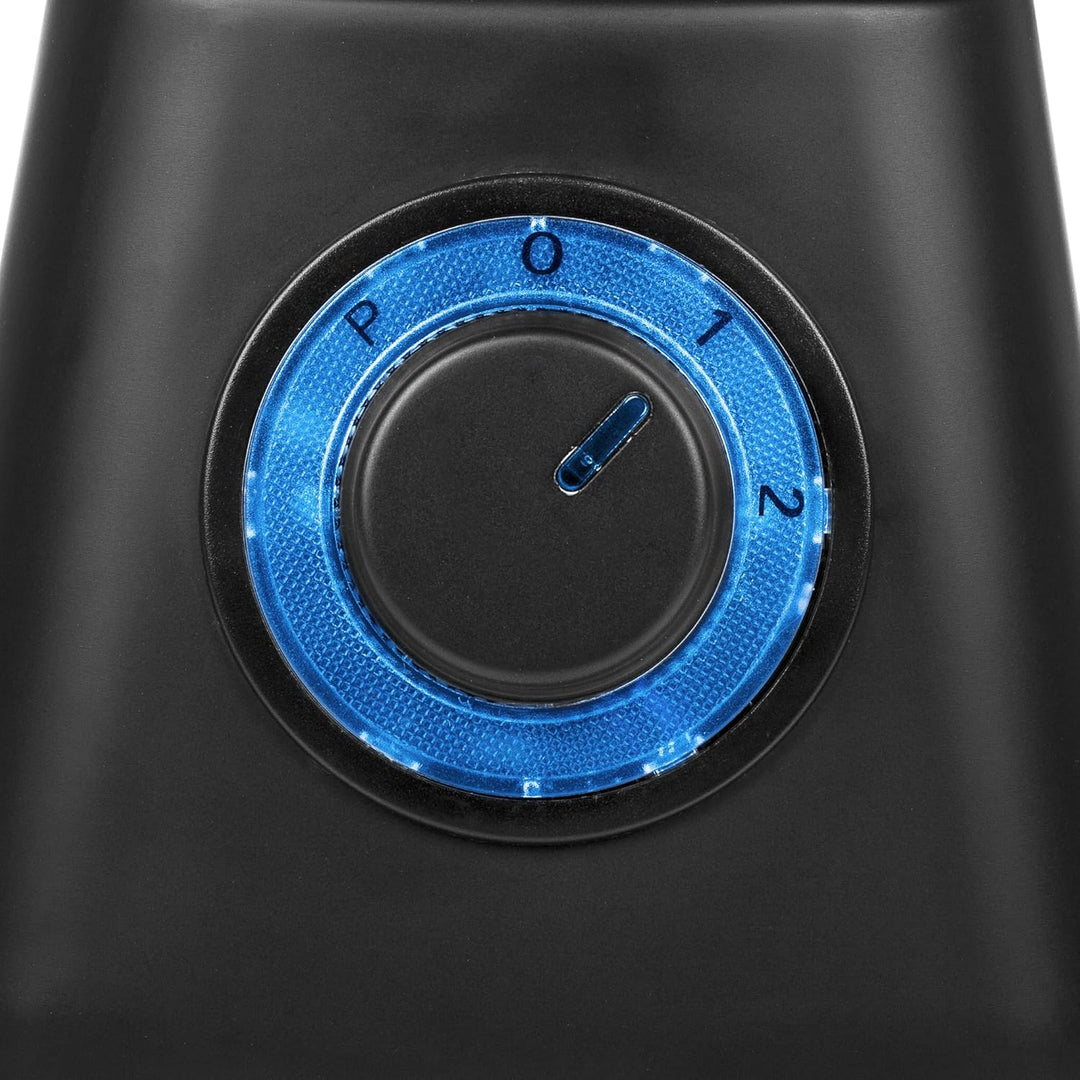 Princess Black Steel Standmixer - 1,5 Liter Fassungsvermögen, 2 Leistungsstufen, Pulsfunktion, 1000