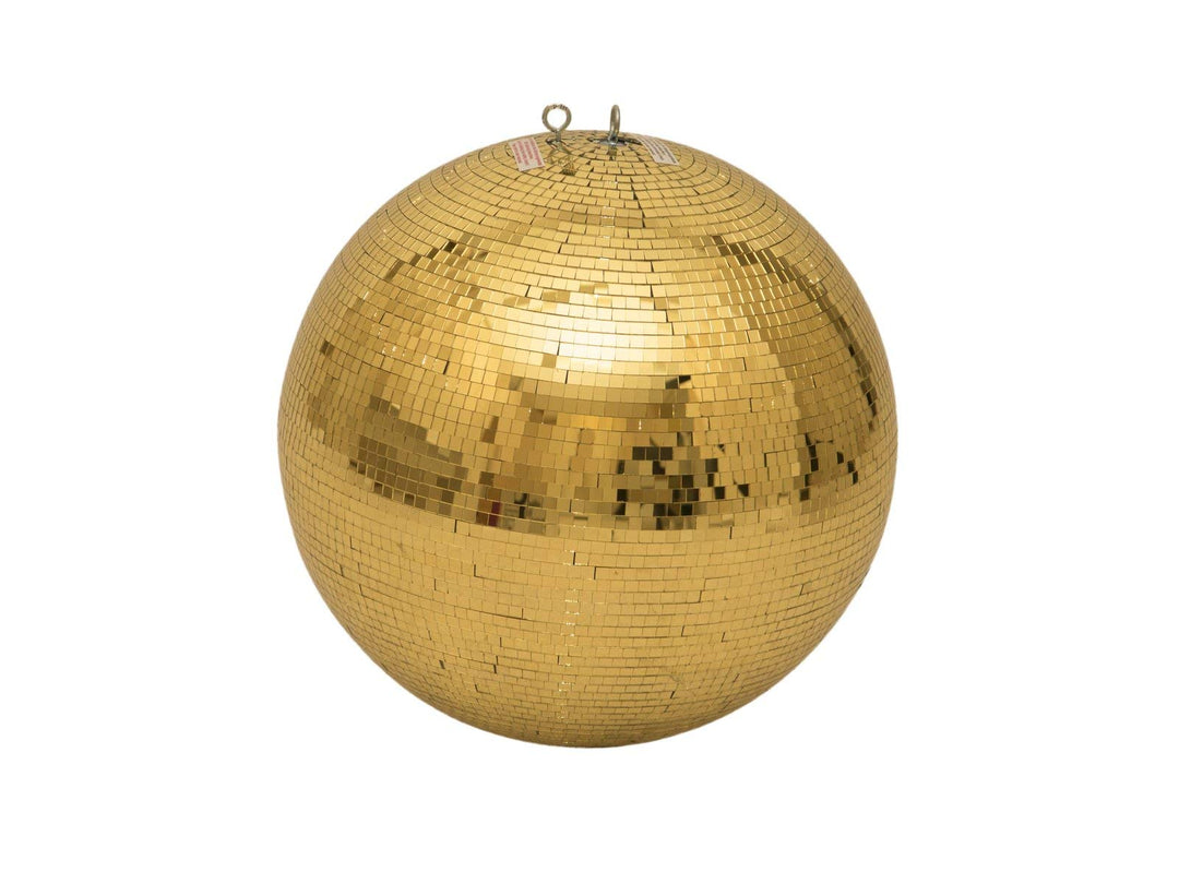 EUROLITE Spiegelkugel 50cm gold | Sicherheits-Spiegelkugel mit zweiter Öse