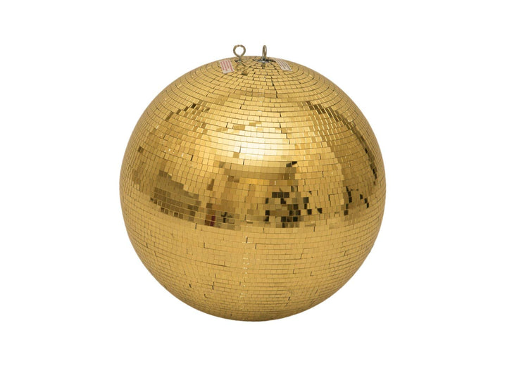 EUROLITE Spiegelkugel 50cm gold | Sicherheits-Spiegelkugel mit zweiter Öse