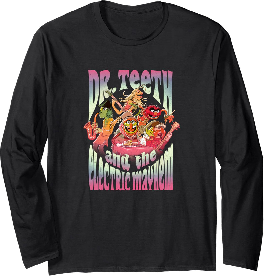 Disney The Muppets Dr. Teeth And The Electric Mayhem Langarmshirt