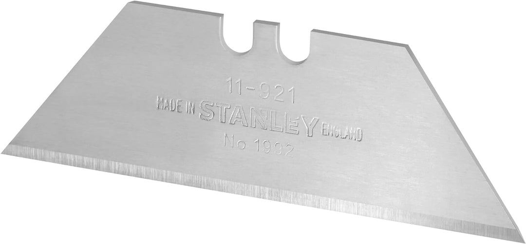 Stanley Trapezklingen 1992 (ohne Lochung, 62mm Klingenlänge, für allgemeine & schwere Schneidarbeite