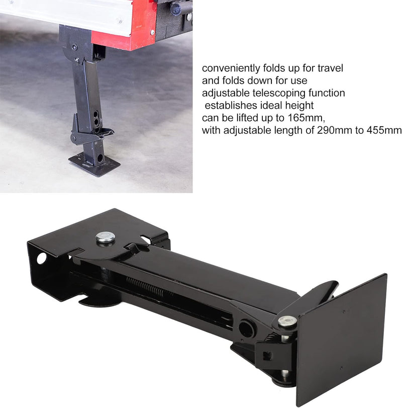 KIMISS Faltbarer Anhänger-Stabilisator-Wagenheber Herunterschwenkbar, Stabilisator-Wagenheber 650 Lb