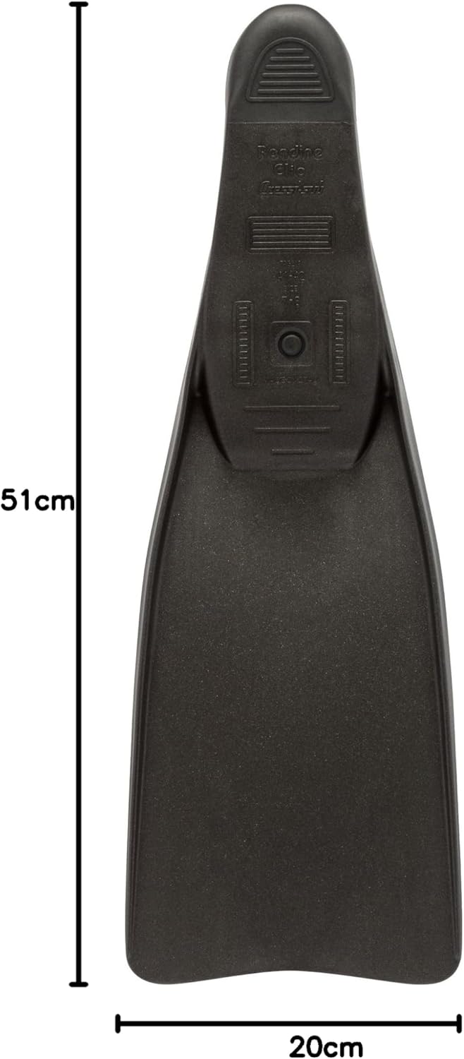 Cressi Clio zum Flossen Schwimmen, Apnoe und Schnorcheln 37/38 Schwarz, 37/38 Schwarz