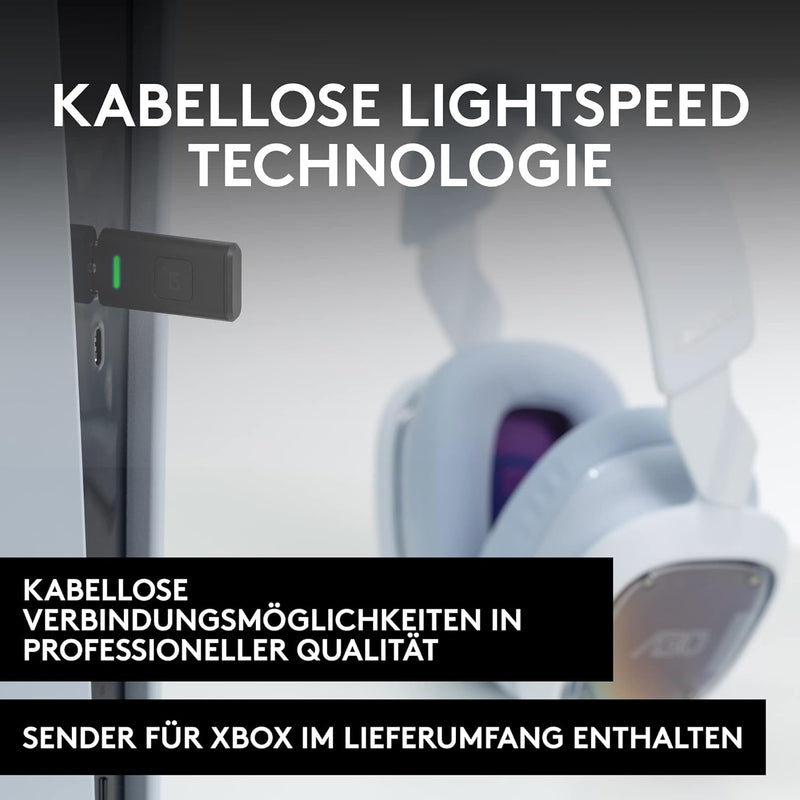 Logitech G Astro A30 Lightspeed Kabelloses Gaming-Headset A30 + Headset-Ständer Xbox Series X/S, PC/