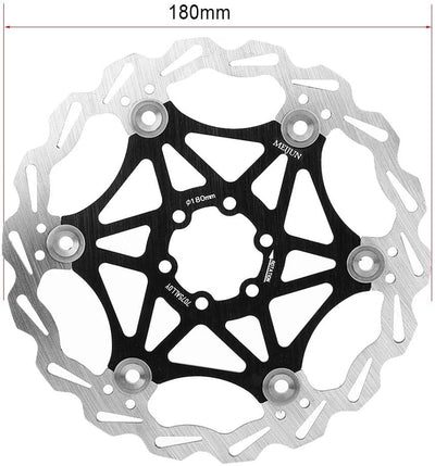 Bnineteenteam Schwimmende Bremsscheibe,Fahrrad Bremsscheibe mit Schrauben, Fahrrad Bremsscheibe 160/