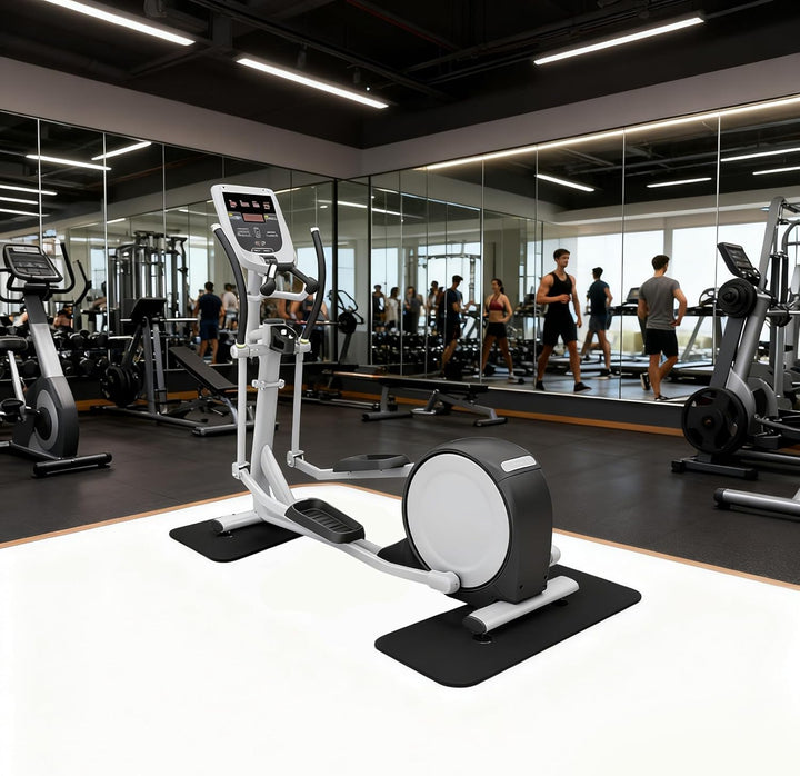 Bodenschutzmatte Fitnessgerät, 2 Stück Unterlegmatte für Fitnessgeräte 6mm Dicke Rutschfeste Bodensc