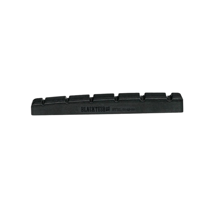 graph tech GT PT 5042 00Tusq XL (42 mm) Flat Bottom Strat Nut schwarz Einzelbett, Einzelbett