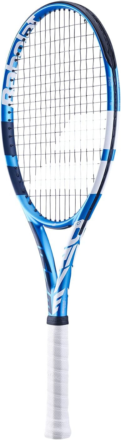 Babolat Evo Drive Strung Tennisschläger für Erwachsene, Unisex, 136-blau, mit Tasche Taille de Grip