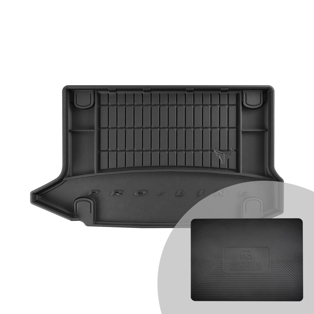 FROGUM ProLine 3D Gummimatte Exklusive Auto Kofferraummatte Kofferraumwanne für Hyundai Kona 2017-20