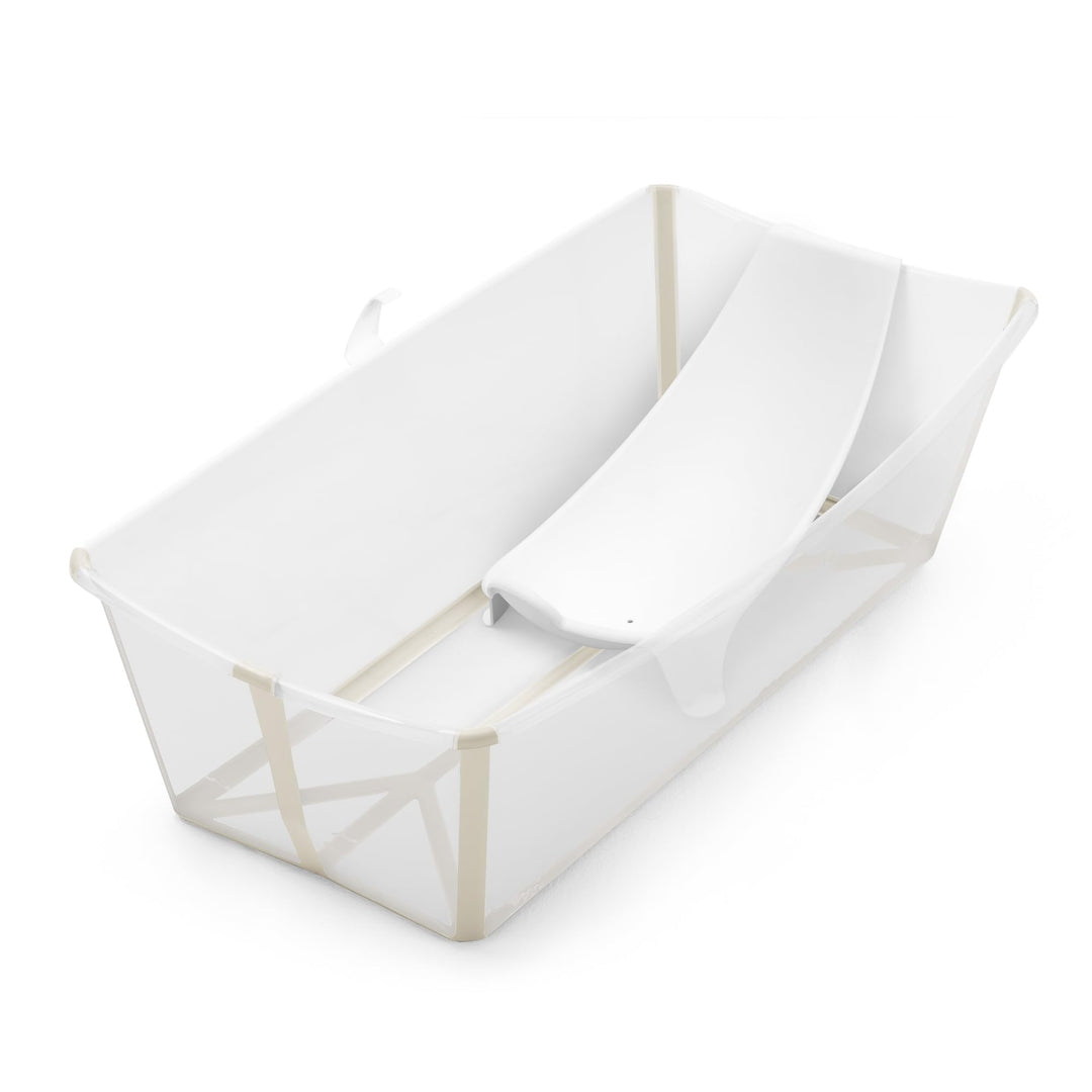 Stokke Flexi Bath XL (Sandy Beige) mit Newborn Support - Leichte Konstruktion & einfach zu verstauen