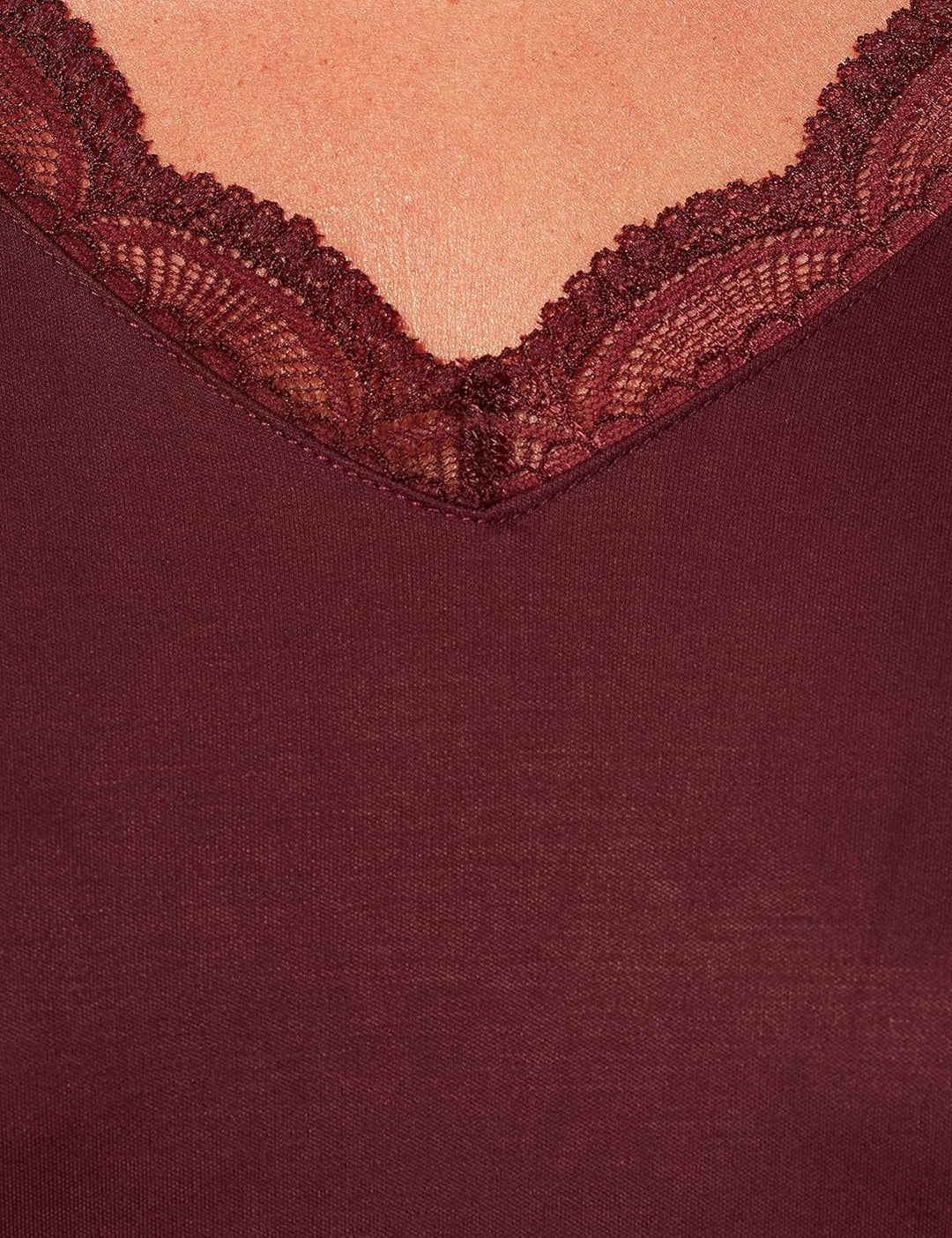 Schiesser Damen Frottee Schlafanzug warm und kuschelig 46 Weinrot, 46 Weinrot