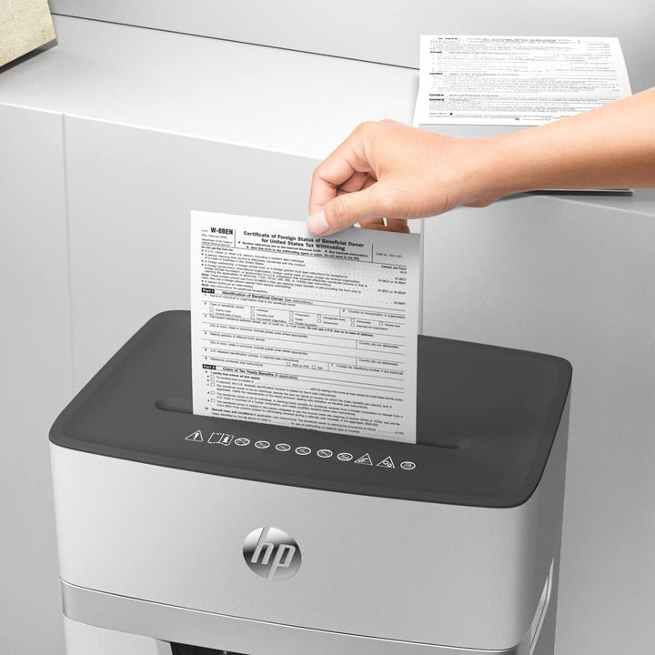 HP OneShred 10MC, Aktenvernichter, Sicherheitsstufe P-5, Micro Cut, 10 Blatt, 2804 Micro Cut 10 Blat