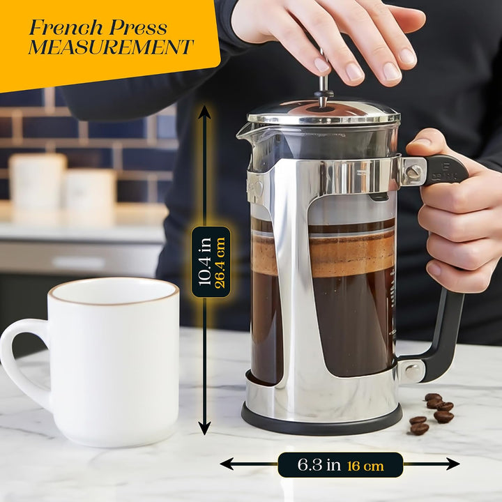 ESPRO – P5 French Press – Kaffee- und Teezubereiter mit doppeltem Mikrofilter, körnungsfreies und bi