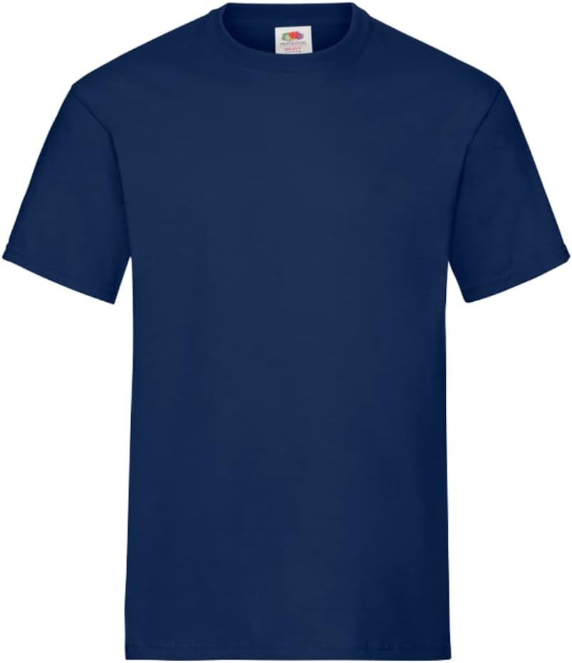 Fruit of the Loom Herren T-Shirt 5er-Pack Heavy Cotton M L XL XXL 3XL Diverse Farbsets S Blau (Navy)