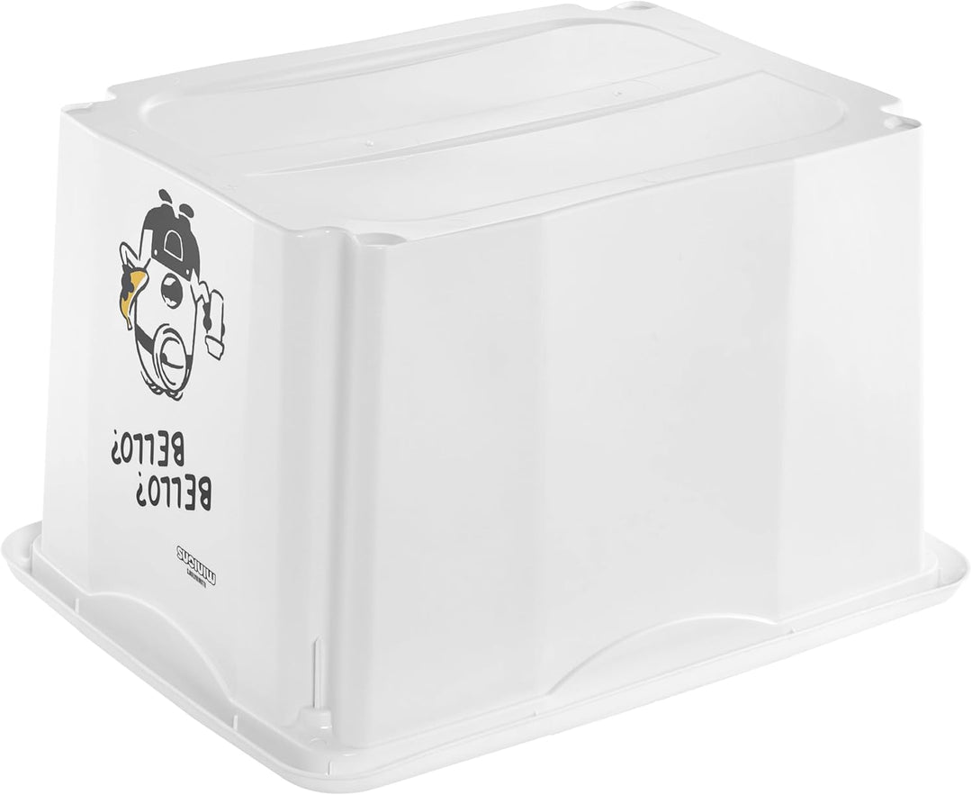keeeper karolina Aufbewahrungsbox mit Deckel, 30 l, Dreh- und stapelbar, Design: Minions, Bello, Für
