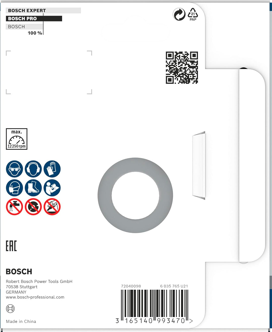 Bosch Accessories Diamantschleifscheibe Expert for Concrete Diamanttopfscheibe (für Beton, Schleifsc