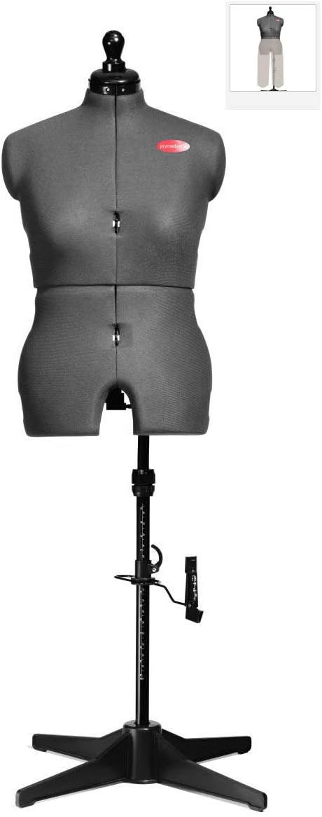 Prym 610256 Prymadonna Multi M Schneiderbüste, metal, grau