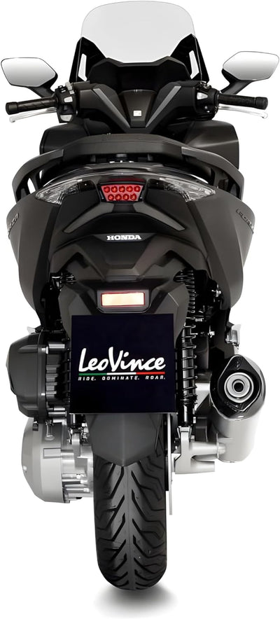 Auspuffanlage LeoVince Komplettanlage SBK LV ONE EVO, Edelstahl, Carbon Kappe, mit Katalysator, mit