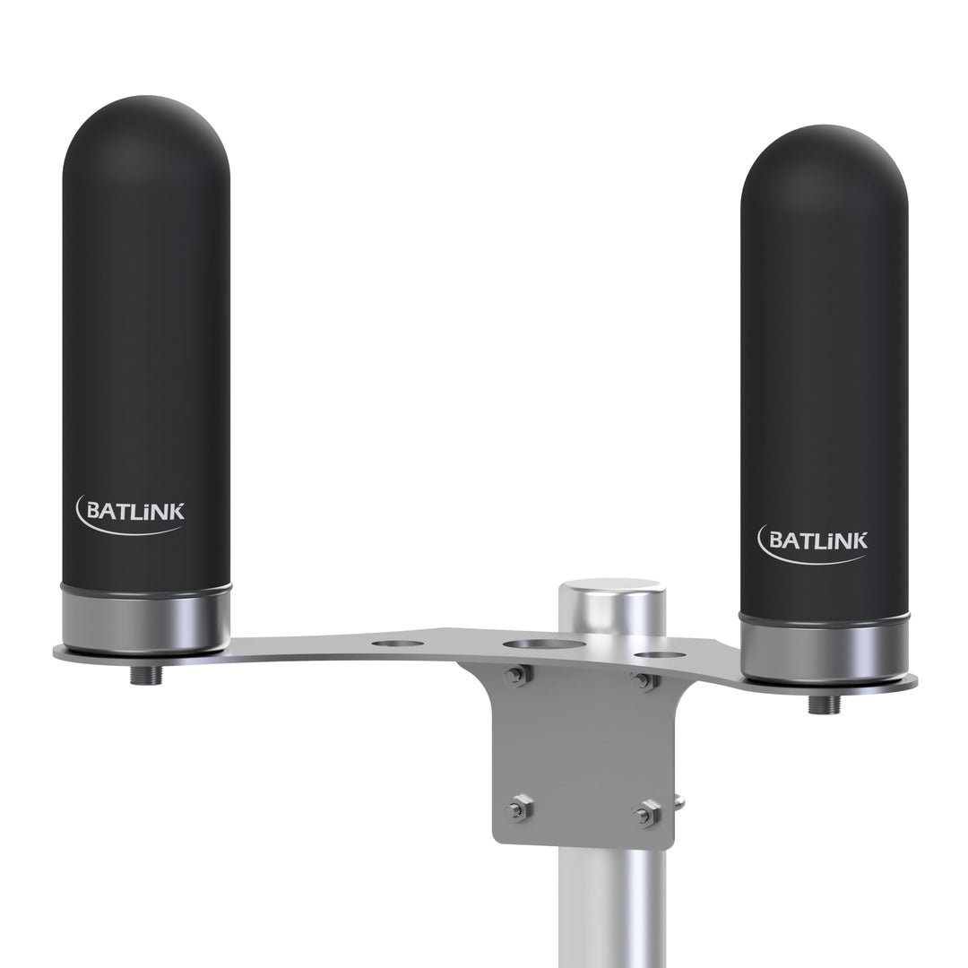 BATLINK MAO5GV2 2x2 MIMO Marine Grade (IP66) 5G Antenne inkl. 5m Kabel - 9dBi Leistungsgewinn, für 5