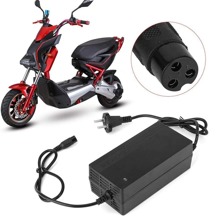 24V 1 8A Ladeger?t Auto Blei S?ure Ladeger?t 3 polig Elektroroller ATV EU Stecker 90 230V, Lade und