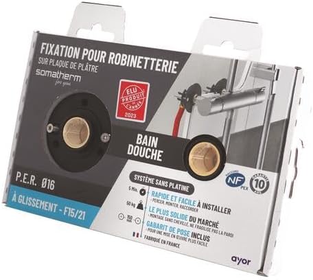 SOMATHERM FOR YOU - 303520202 - Verbindungselemente Anlage Dusche oder Bad/Dusche Schlauch für Ø16 D