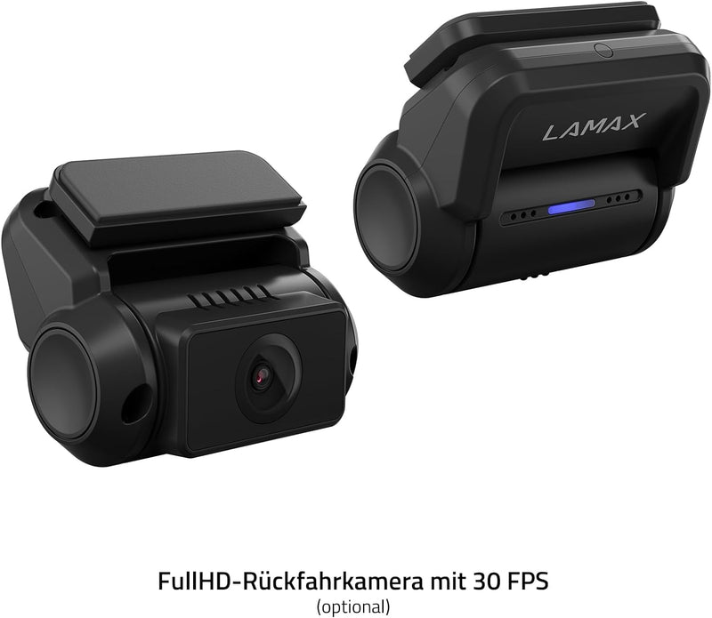 LAMAX T10 4K Dashcam mit GPS, Radarwarnung (50 Länder), WiFi + Mobile App, Weitwinkelaufnahmen 170°,