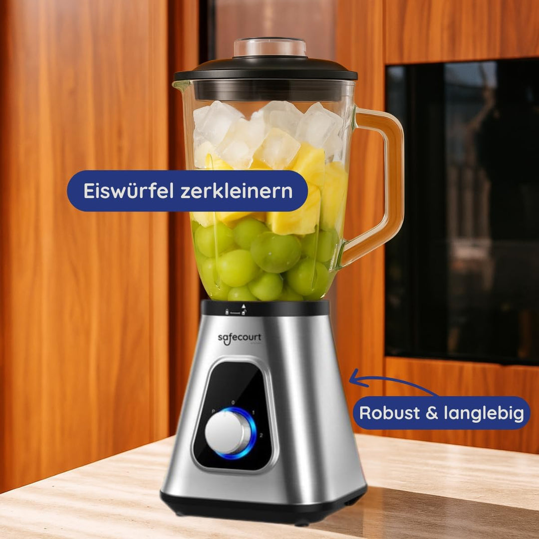 Safecourt Kitchen - Blender - Sportblender - 1000 Watt - To Go beker - Smoothie maker BL200, BL200