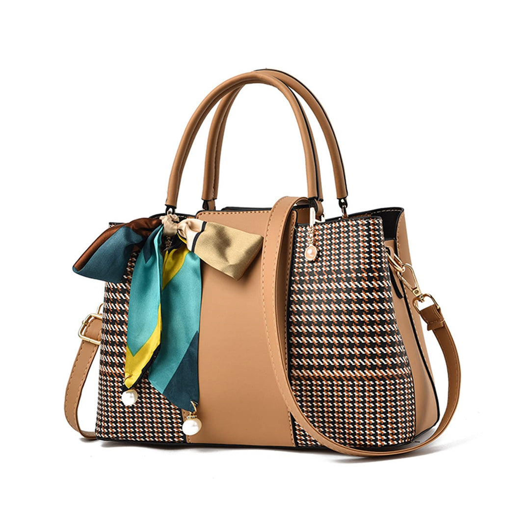 NICOLE &amp; DORIS Elegante Tasche Damen Designer Schultertaschen Mode Handtasche Tasche mit Gewebtem Mu
