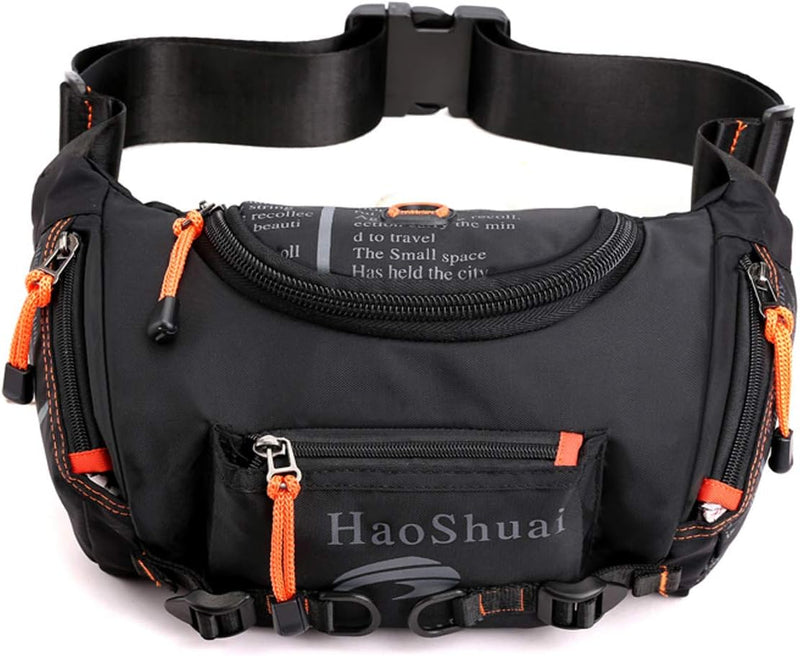 FANDARE Beiläufig Brusttasche Sling Bag Outdoorsport Bauchtasche Schultertasche Herren Grosse Kapazi