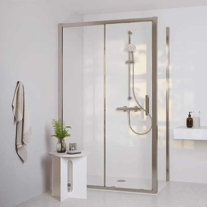 Ideal Standard A7237AA Mischbatterie für Dusche, Chrome, Ceratherm T100 Mixer Shower with kit Cerath