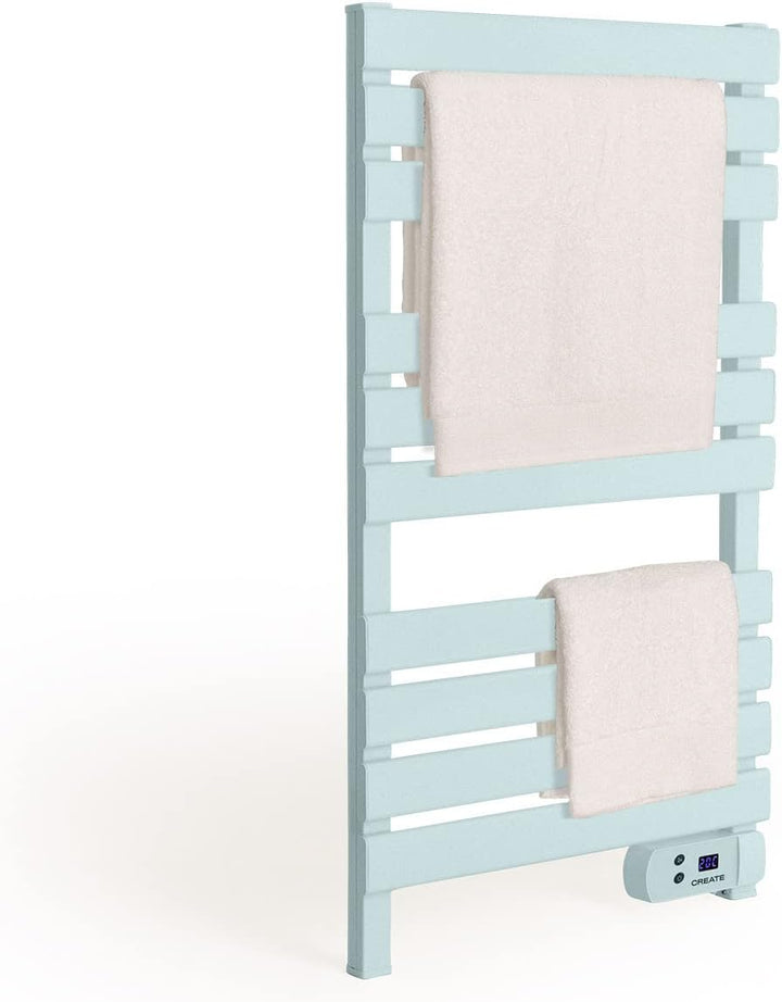 CREATE / WARM Towel 500W / Elektrischer Badheizkörper Blau / 96,9x55x5cm / Thermostat, geringer Verb