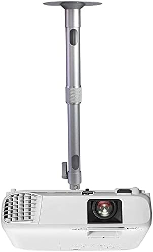 Drsn Universal Beamer Deckenhalterung - Höhenverstellbar 35 - 60cm - Traglast 5kg - 360° Drehbar, Pr