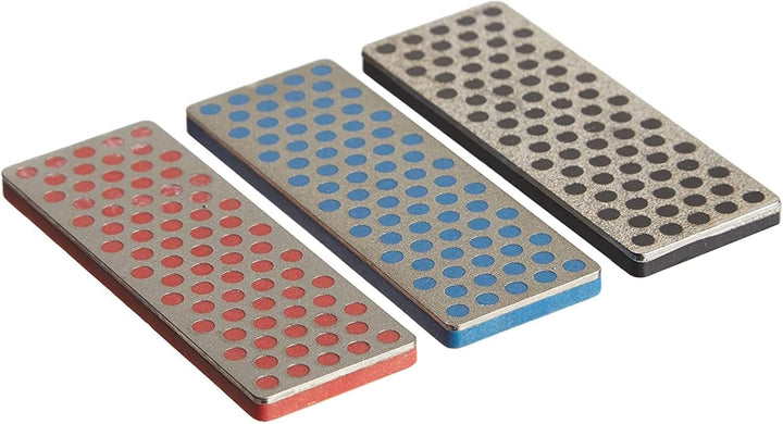 DMT Mini Diamant Ski und Snowboard Abziehstein, 70 mm, Set mit 3 Stück, WS7K