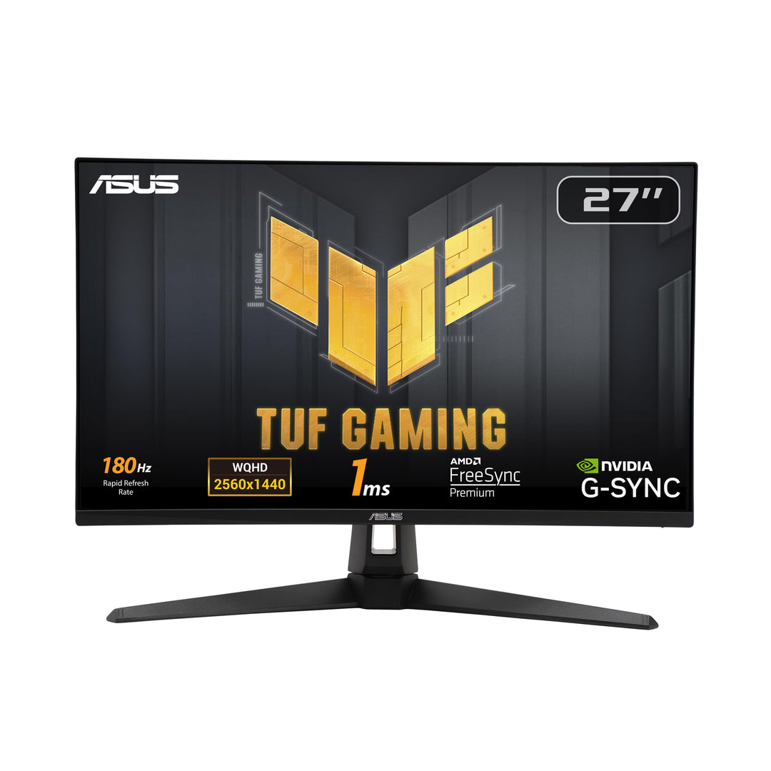 ASUS TUF Gaming VG27AQ3A - 27 Zoll WQHD Monitor - 180 Hz, 1ms GtG, G-Sync, FreeSync, , ELMB, GameFas