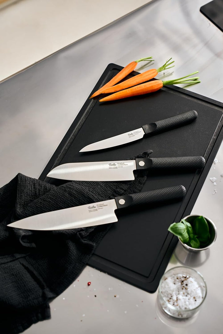 Fissler Procut/Premium Messer-Set 3-teilig (1 Universalmesser 14 cm, 1 Gemüsemesser 9 cm, 1 Kochmess