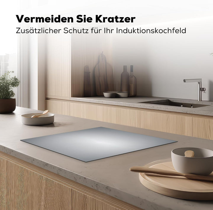 KitchenYeah© Herdabdeckplatte Einteilig Küche Ceranfeld Abdeckplatte | 59x52 cm - Cerankochfeld Abde