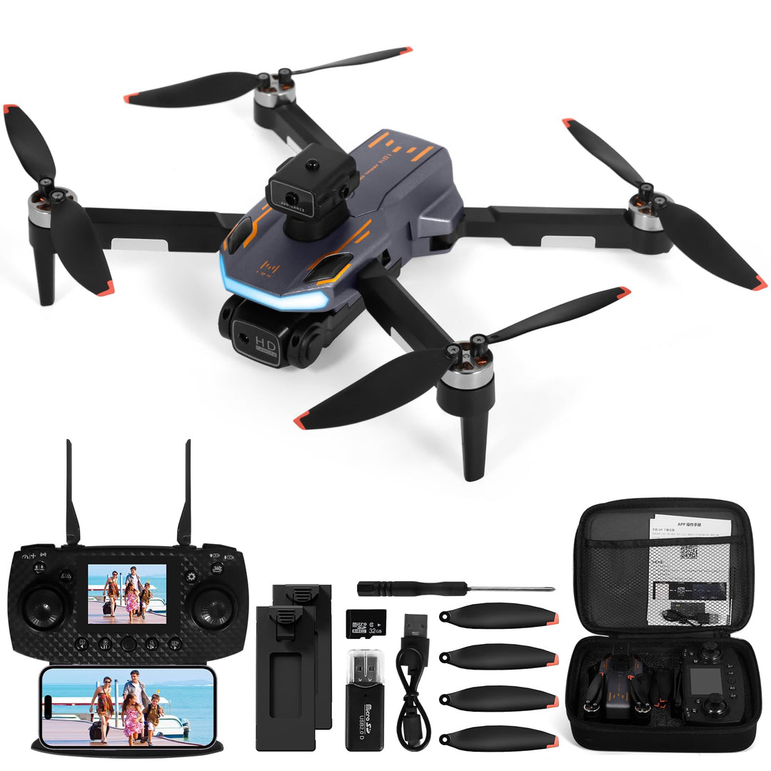 Drohne mit Kamara für 2.4 inch Screen, Drohne mit Kamera 1080P HD für Kinder, WiFi FPV Drone für Anf