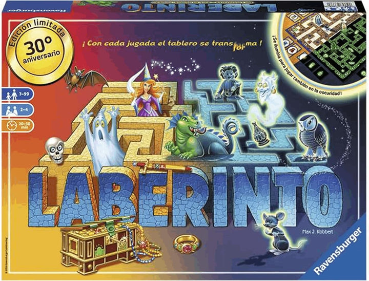 Ravensburger Laberinto Magico Glow In The Dark Brettspiel, 2-4 Spieler, Empfohlenes Alter 7+ (26692)
